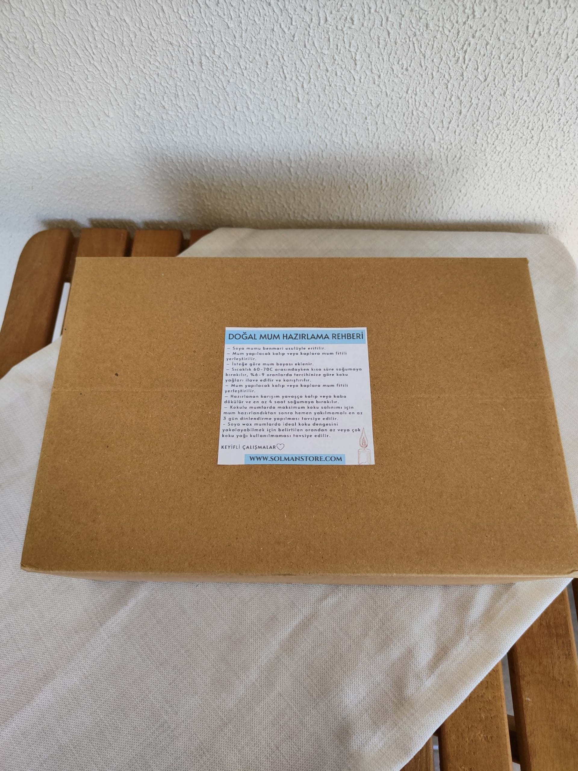 IMG20220426165123 Natürel Soya Wax Mum Yapım Seti Mum Yapımı Malzemeleri Mum Yapma Seti - Görüntü 3